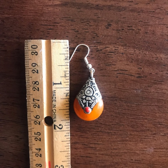 Bohemian Silver Earrings - Picture 4 of 4